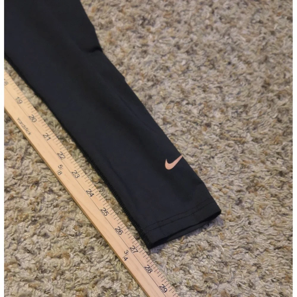 Nike Dri-Fit Skinny Leggings Women's Size XL Black Spandex Blend
